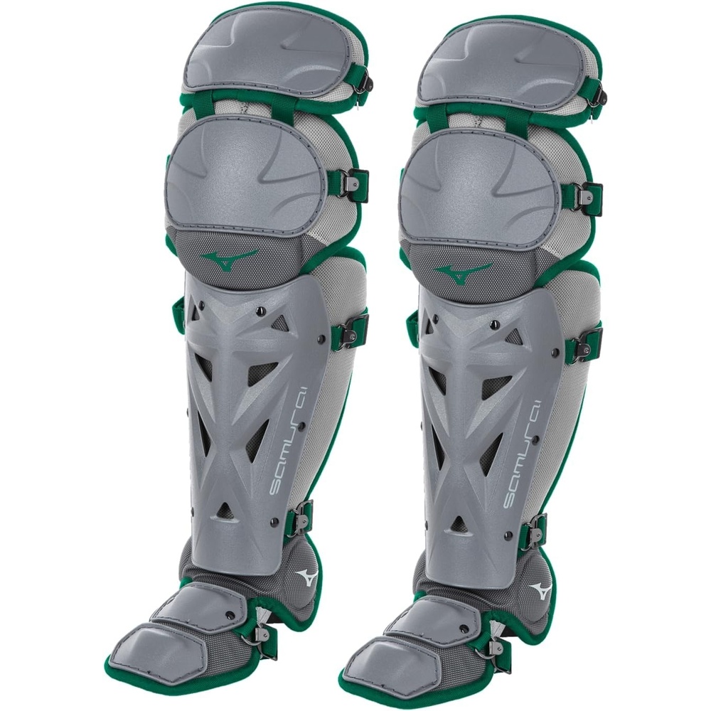 image:imageMizuno Womens Samurai Fastpitch Softball Shin GuardsGreyForest