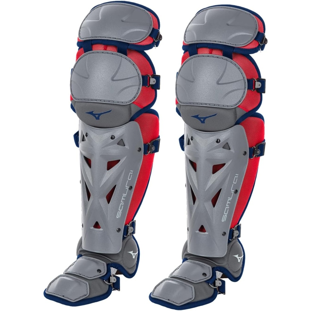 image:imageMizuno Womens Samurai Fastpitch Softball Shin GuardsNavyRed