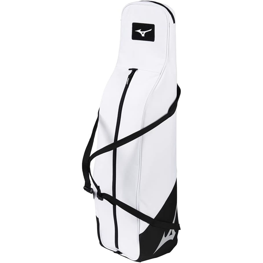 image:imageMizuno Youth Stick Bag  Youth Baseball and Youth Softball Bag  Holds 2 Bats  J Hook for Fence Hanging  Carry as Tote or Backpack  Large Main CompartmentWhiteBlack