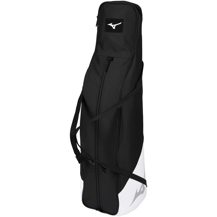 image:imageMizuno Youth Stick Bag Youth Baseball and Youth Softball Bag Holds 2 Bats J Hook for Fence Hanging Carry as Tote or Backpack Large Main CompartmentBlackWhite