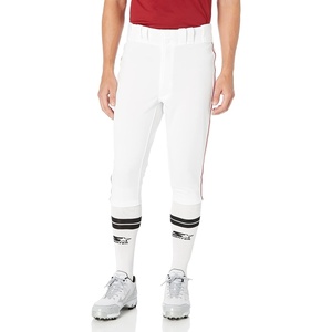 Mizuno Adult Men’s Premier Piped Short Baseball Pant(White/Red)