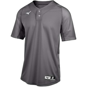 Mizuno Aerolite 2-Button Baseball Jersey(Charcoal)