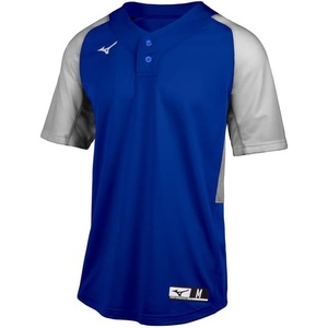 Mizuno Aerolite 2-Button Baseball Jersey(Royal/Grey)