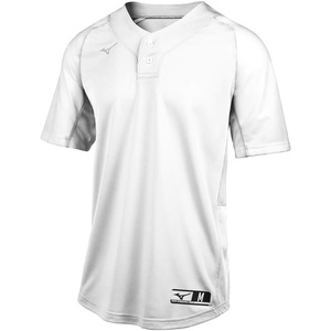 Mizuno Aerolite 2-Button Baseball Jersey(White)