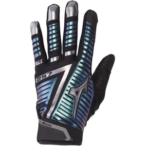 Mizuno F-257 Women’s Softball Batting Glove(Black/Iridescent)