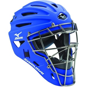 Mizuno G4 Youth Samurai Catcher’s Helmet(Royal (5252))