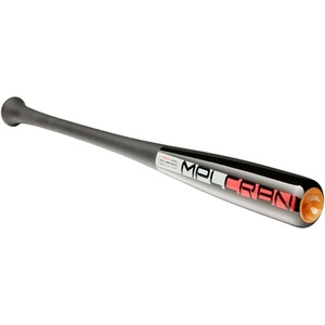 Mizuno Maple/Carbon Elite Wood Baseball Bat | Reinforced Carbon Taper | Cupped End | BBCOR Certified(271- Black/Red)