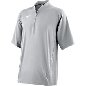 Mizuno Mens Gametime Short Sleeve Hitting Jacket(Grey)