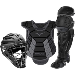 Mizuno Mizuno Women’s Samurai Boxed Catcher’s Gear Set(Black/Grey)