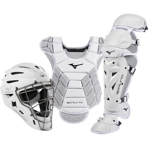 Mizuno Mizuno Women’s Samurai Boxed Catcher’s Gear Set(WHITE)