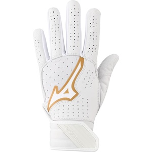Mizuno Pro Select Fastpitch Women’s Softball Batting Glove(White)