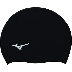 Mizuno Silicone Swim Cap(Black)