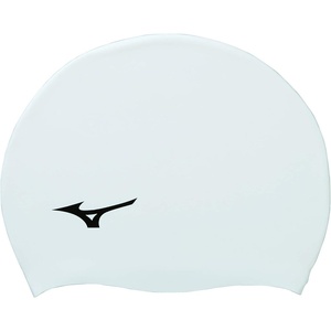 Mizuno Silicone Swim Cap(White)