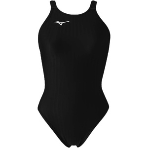 Mizuno Stream Ace Women’s Thick Strap Swimsuit(Black)