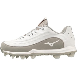 Mizuno Unisex Adult Mizuno Finch Elite 6 Low TPU(White/Grey)