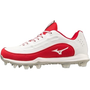 Mizuno Unisex Adult Mizuno Finch Elite 6 Low TPU(White/Red)