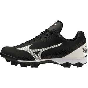 Mizuno Women’s Wave Finch Lightrevo Molded Softball Shoe(Black/White)