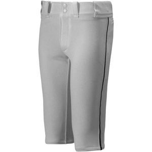 Mizuno Youth Premier Piped Short Baseball Pant(Grey/Black)