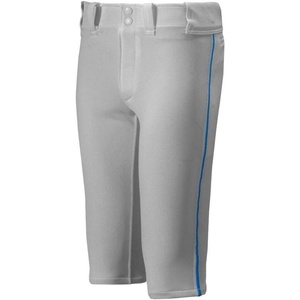 Mizuno Youth Premier Piped Short Baseball Pant(Grey/Royal)