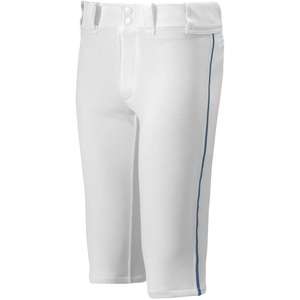 Mizuno Youth Premier Piped Short Baseball Pant(White/Navy)