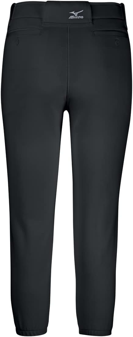 image:imageMizuno Adult Womens Belted Low Rise Fastpitch Softball PantBlack
