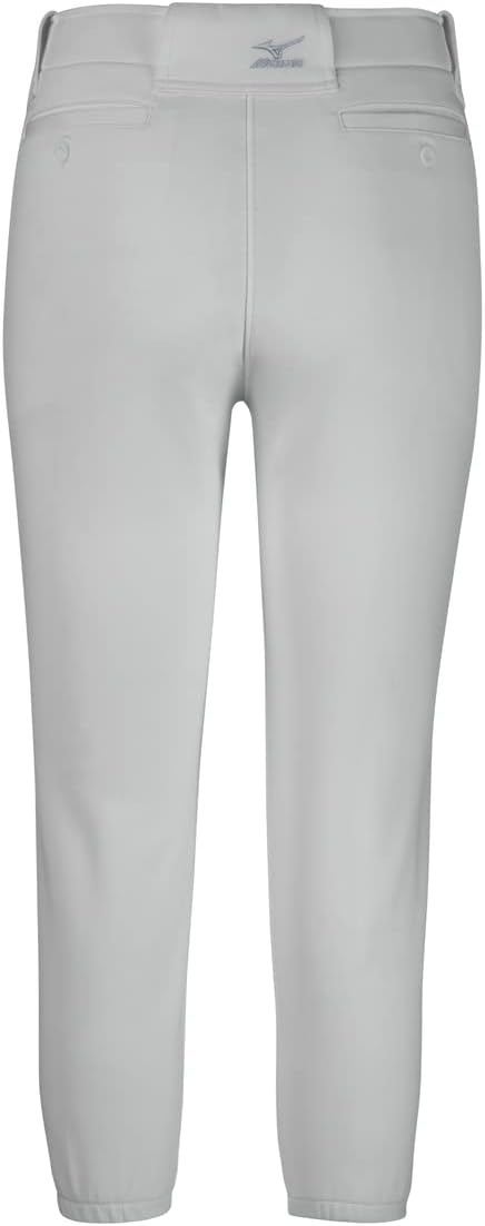 image:imageMizuno Adult Womens Belted Low Rise Fastpitch Softball PantGrey