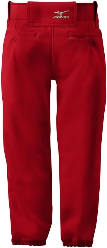 image:imageMizuno Adult Womens Belted Low Rise Fastpitch Softball PantRed