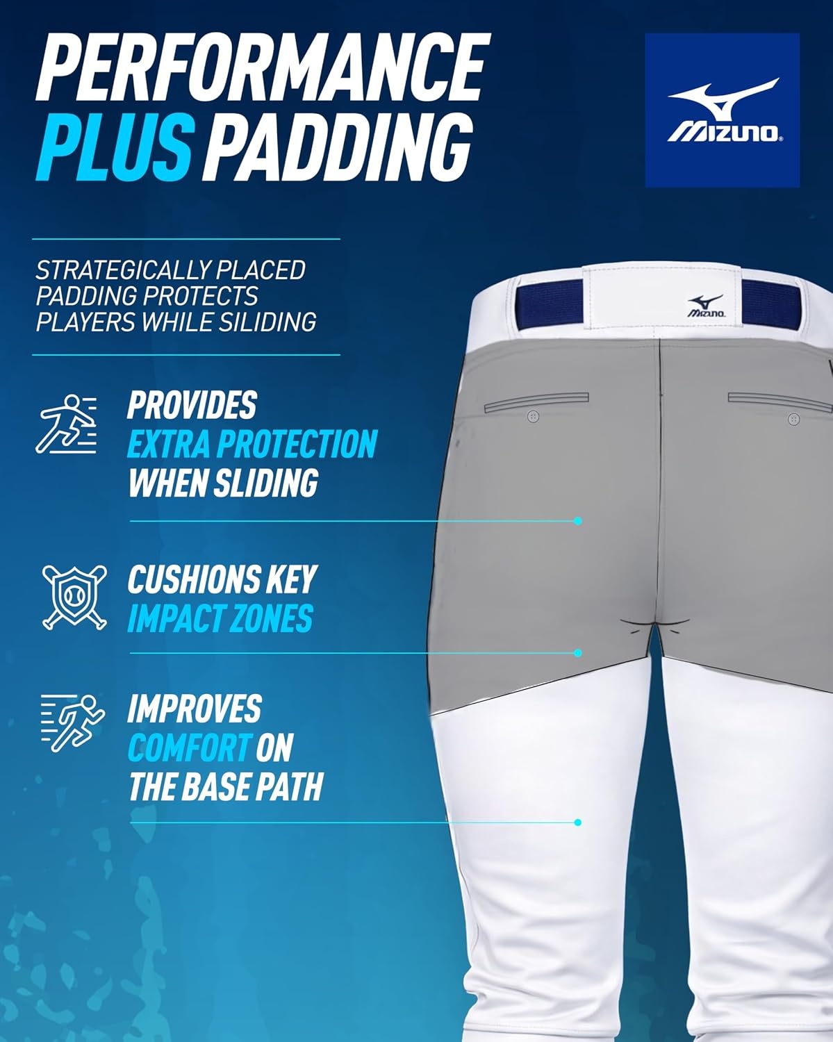 image:imageMizuno Adult Womens Belted Low Rise Fastpitch Softball PantRed