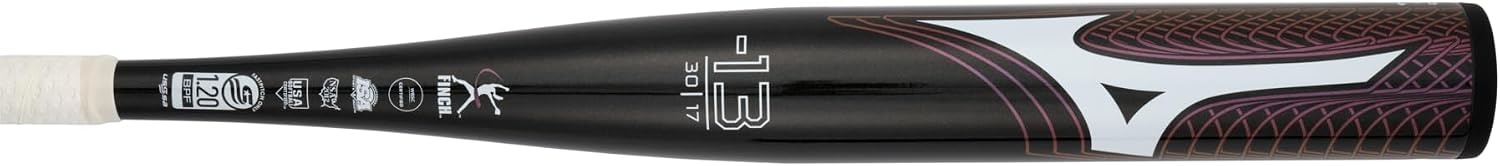 image:imageMizuno Finch Fastpitch Softball Bat 13 Womens Aluminum Fast Pitch BAT BLK Iridescent 17OZ27