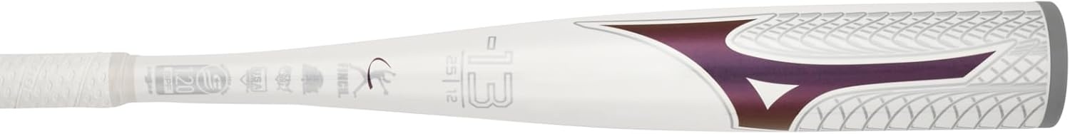 image:imageMizuno Finch Youth Tee Ball Softball Bat 13 Youth Girls Aluminum Fast Pitch BAT WhiteIridescent 12OZ25