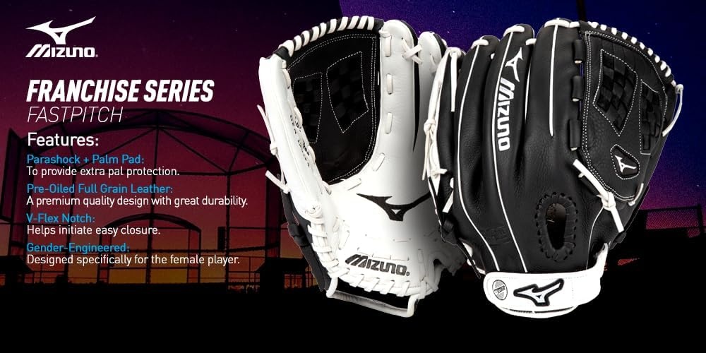 image:imageMizuno Franchise FastpitchTartan Web GreyBlack