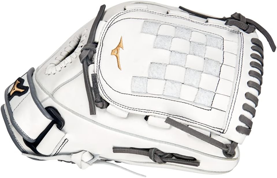 image:imageMizuno GMVP1200PF4W MVP Prime Fastpitch Softball Glove 12 Tartan Web Right Hand Throw WHITEGREY
