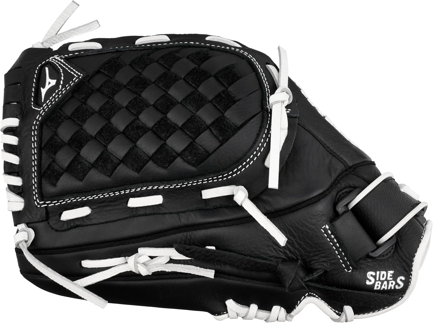 image:imageMizuno GPSL1250F3 Prospect Select Series Fastpitch Softball Glove 125 Left Hand Throw BlackWhite Tartan Flex Web
