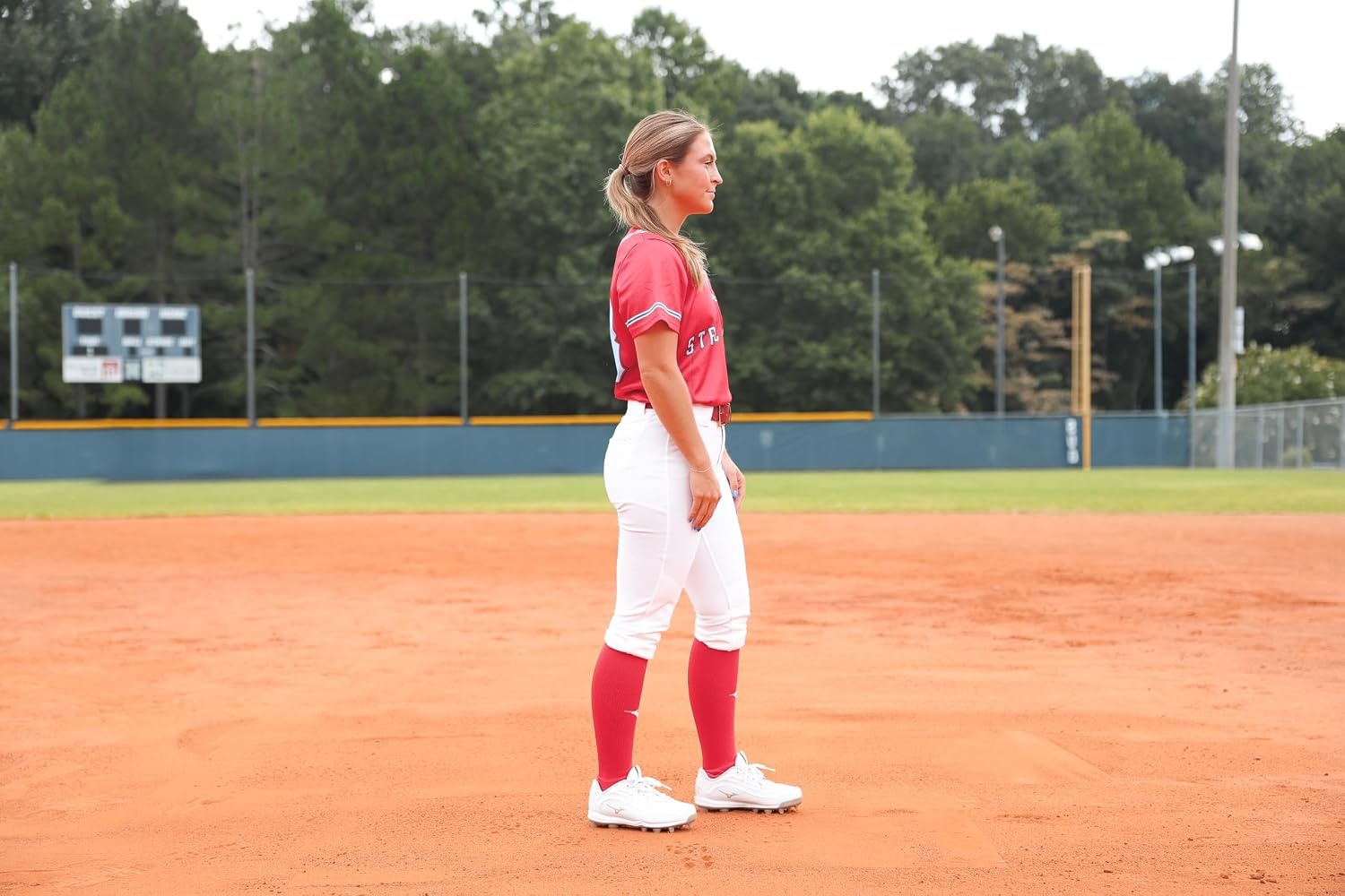 image:imageMizuno Girls Belted Stretch Softball PantBlack