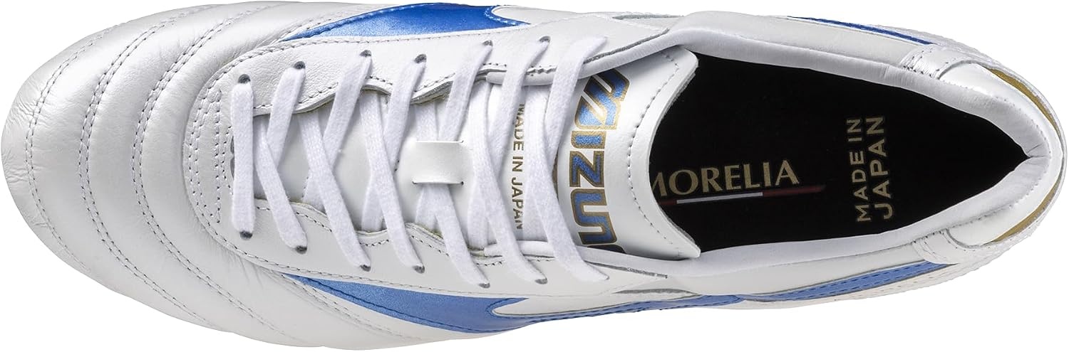 image:imageMizuno Mens Morelia II Made in Japan Soccer ShoeWhiteMugen Blue
