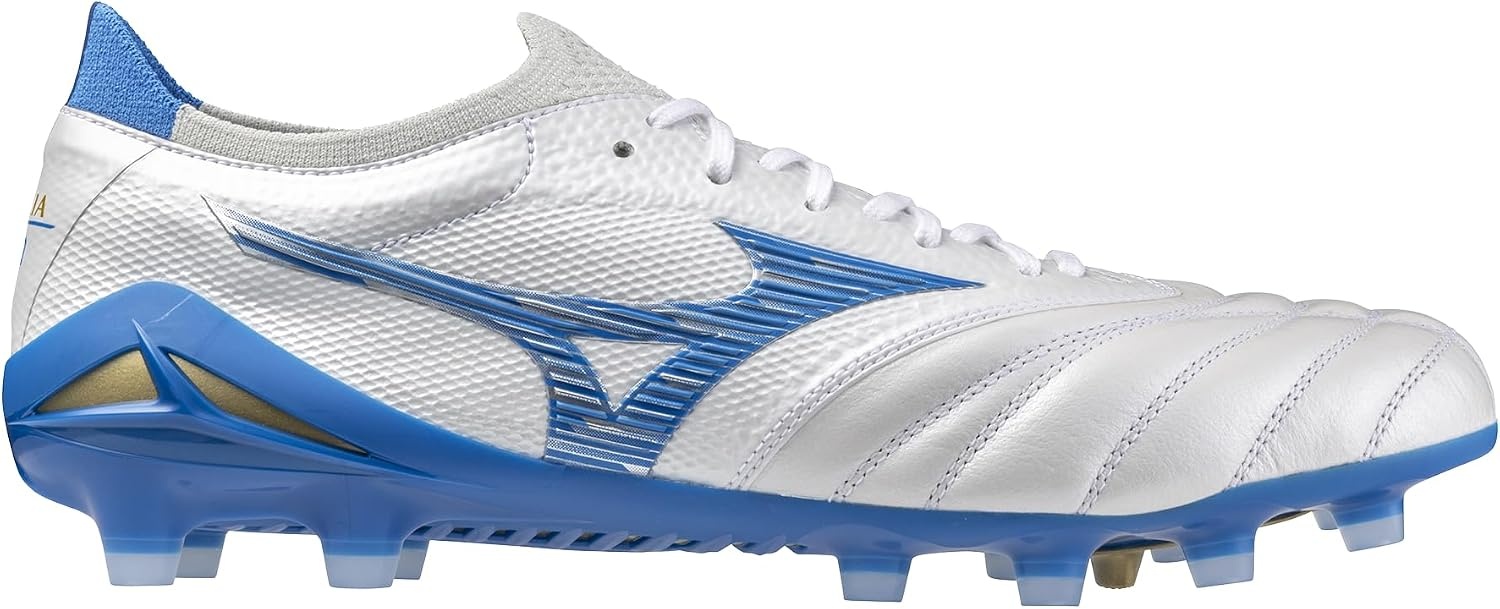 image:imageMizuno Mens Morelia Neo IV Beta Made in Japan Kl Soccer ShoeWhiteMugen Blue