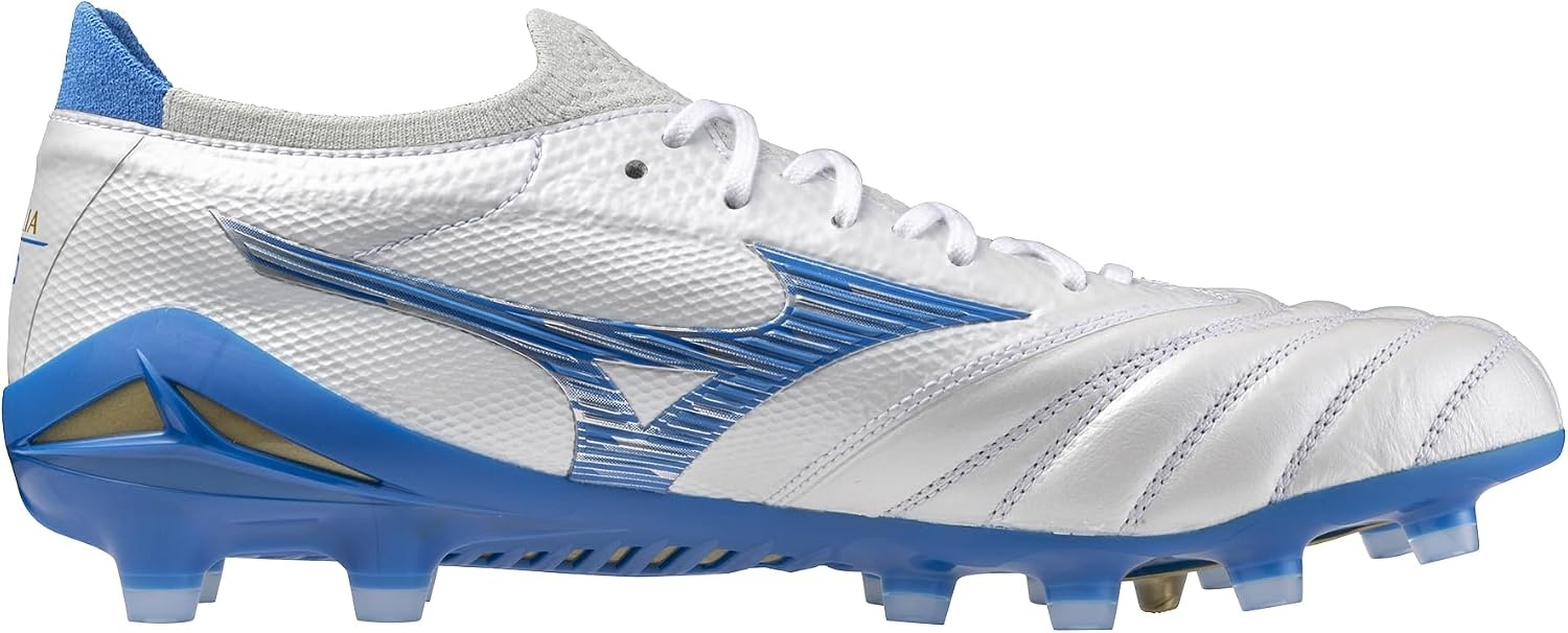 image:imageMizuno Mens Morelia Neo IV Beta Made in Japan Kl Soccer ShoeWhiteMugen Blue