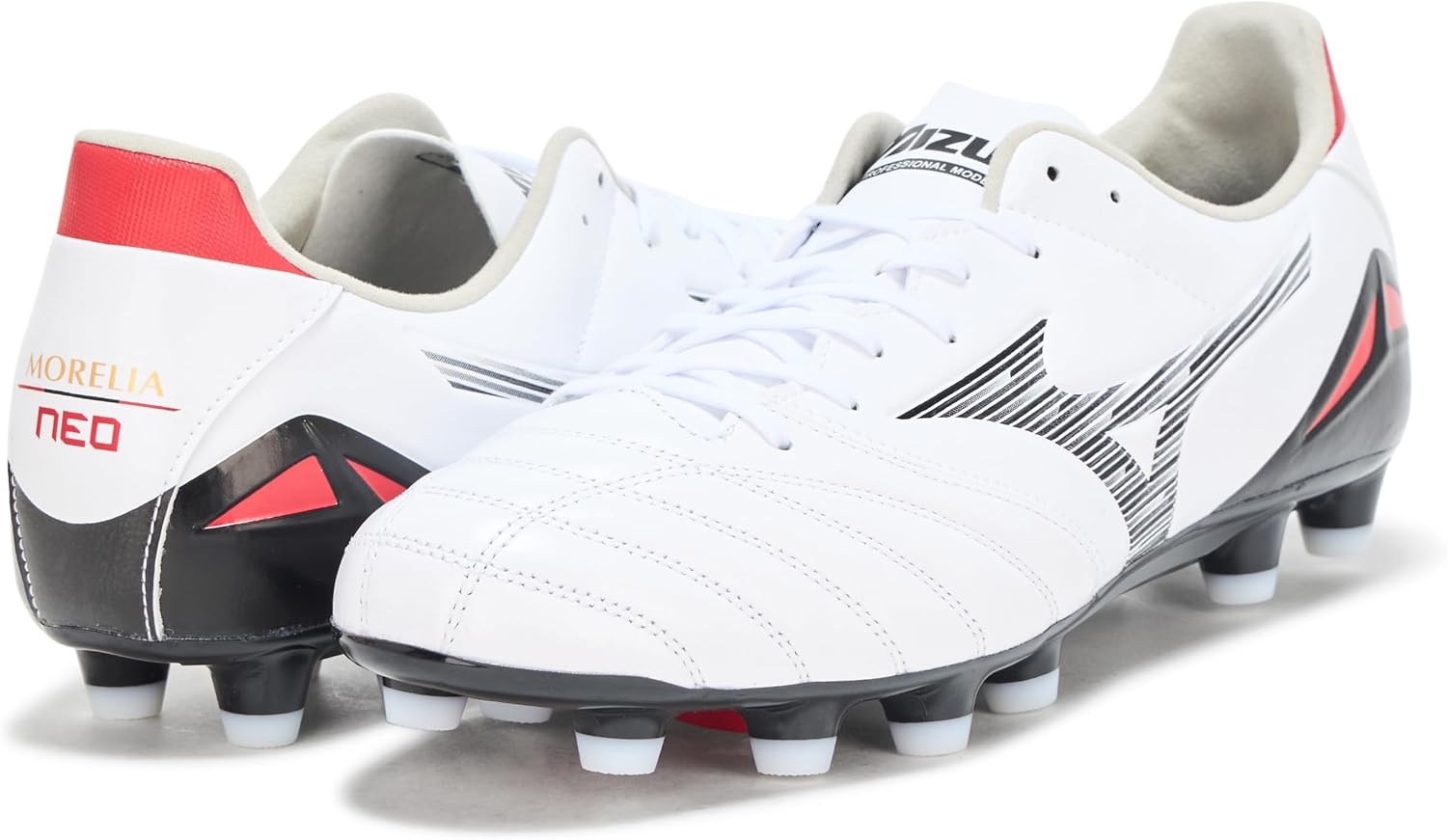 image:imageMizuno Mens Morelia Neo IV Pro Kl Soccer ShoeWhiteBlack