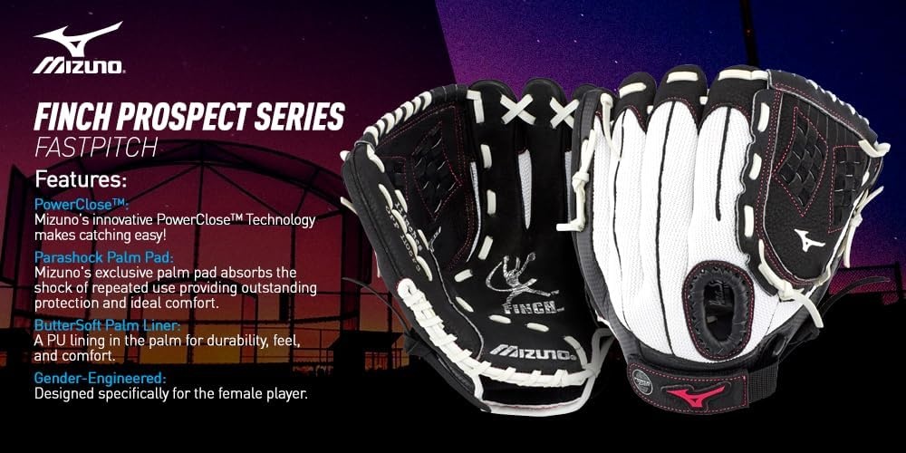 image:imageMizuno Prospect Finch YouthWhiteBlackPink Trident Web