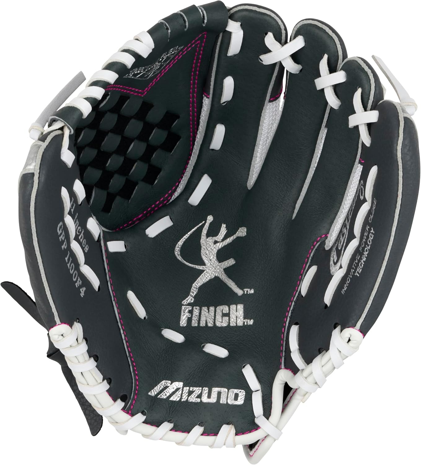 image:imageMizuno Prospect Finch YouthWhiteGrey Trident Web