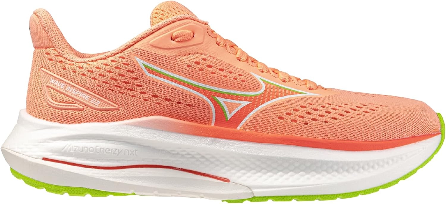 image:imageMizuno Womens Wave Inspire 22Flamingo Coraljasmine Green