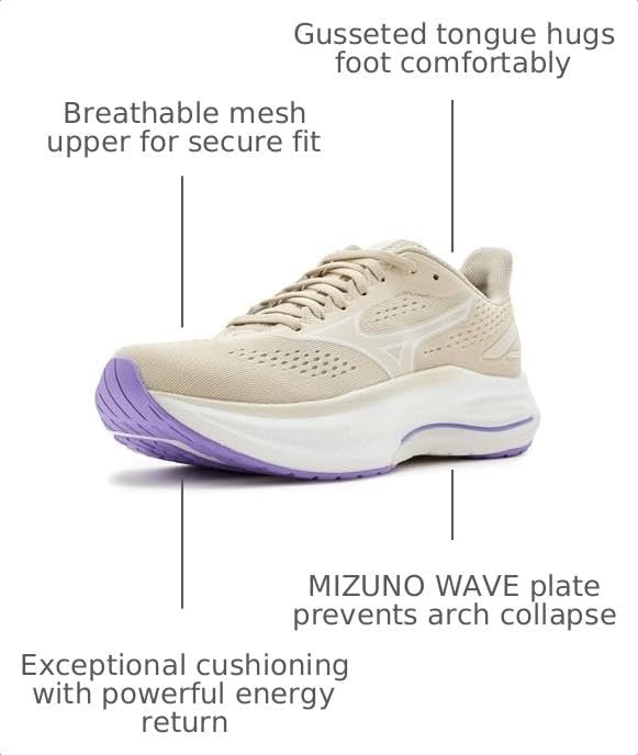image:imageMizuno Womens Wave Inspire 22Summer SandWhite