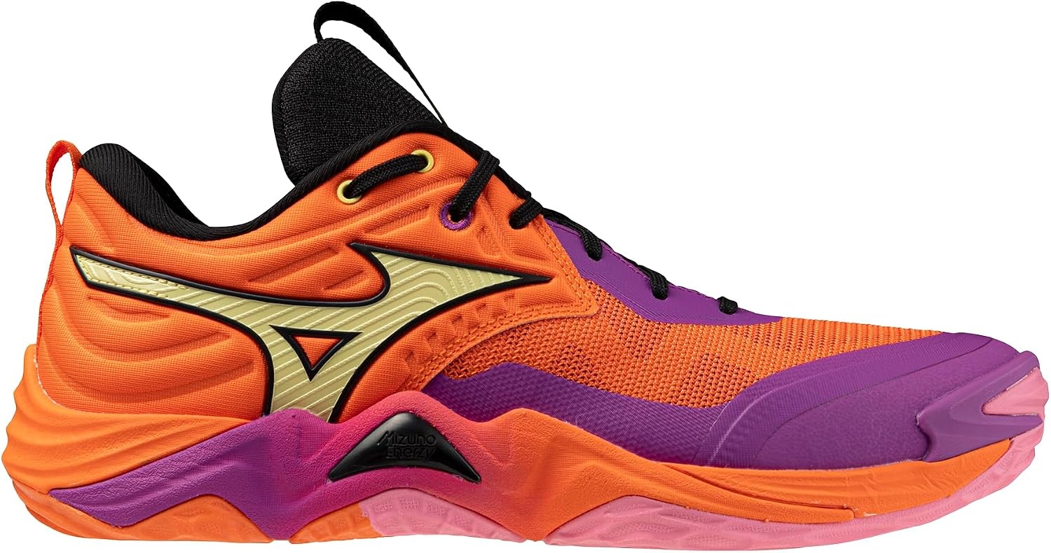 image:imageMizuno Womens Wave Momentum 4 Elite UnisexSunstonedahlia
