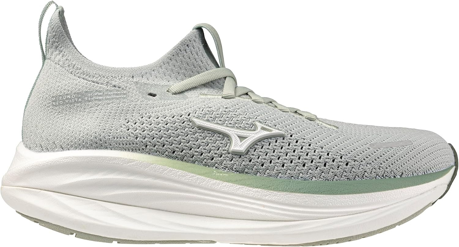 image:imageMizuno Womens Wave Neo Vista 3 Running Shoe WhiteFlamingo Coral US Womens 65Aqua Greywhite