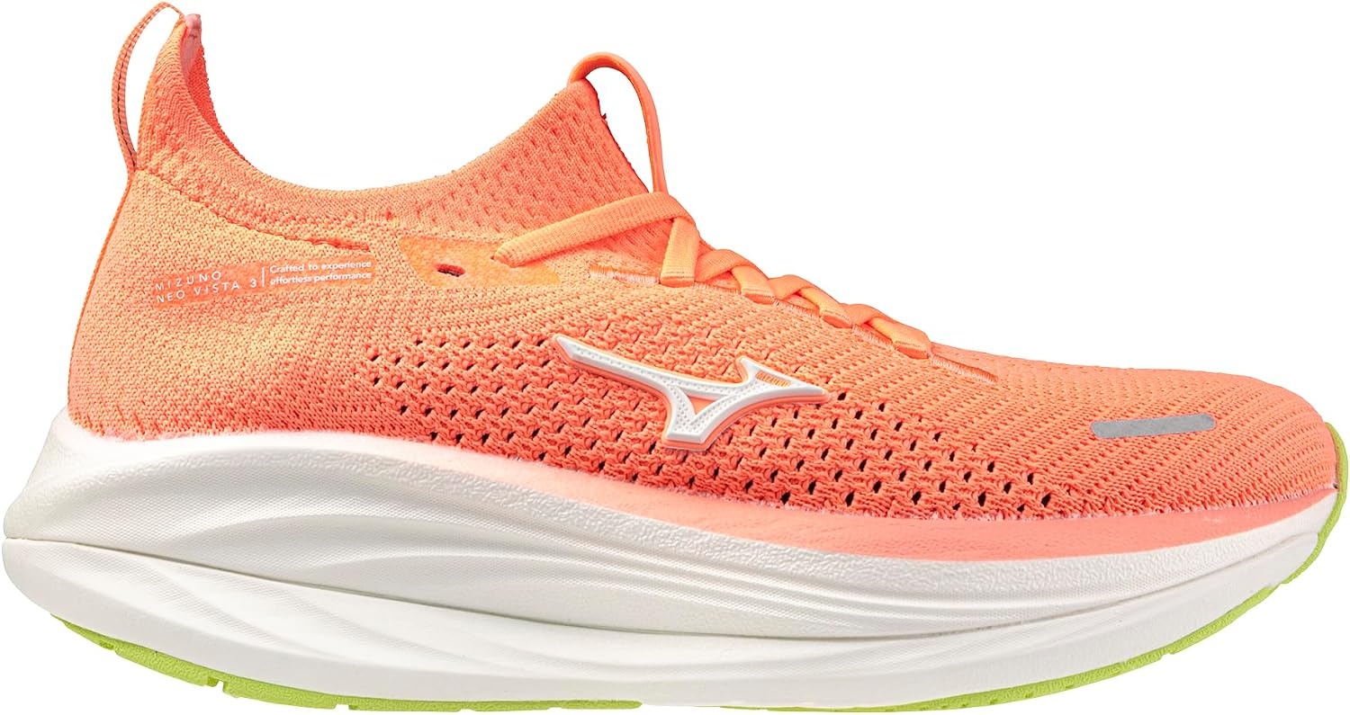 image:imageMizuno Womens Wave Neo Vista 3 Running Shoe WhiteFlamingo Coral US Womens 65Flamingo Coralwhite