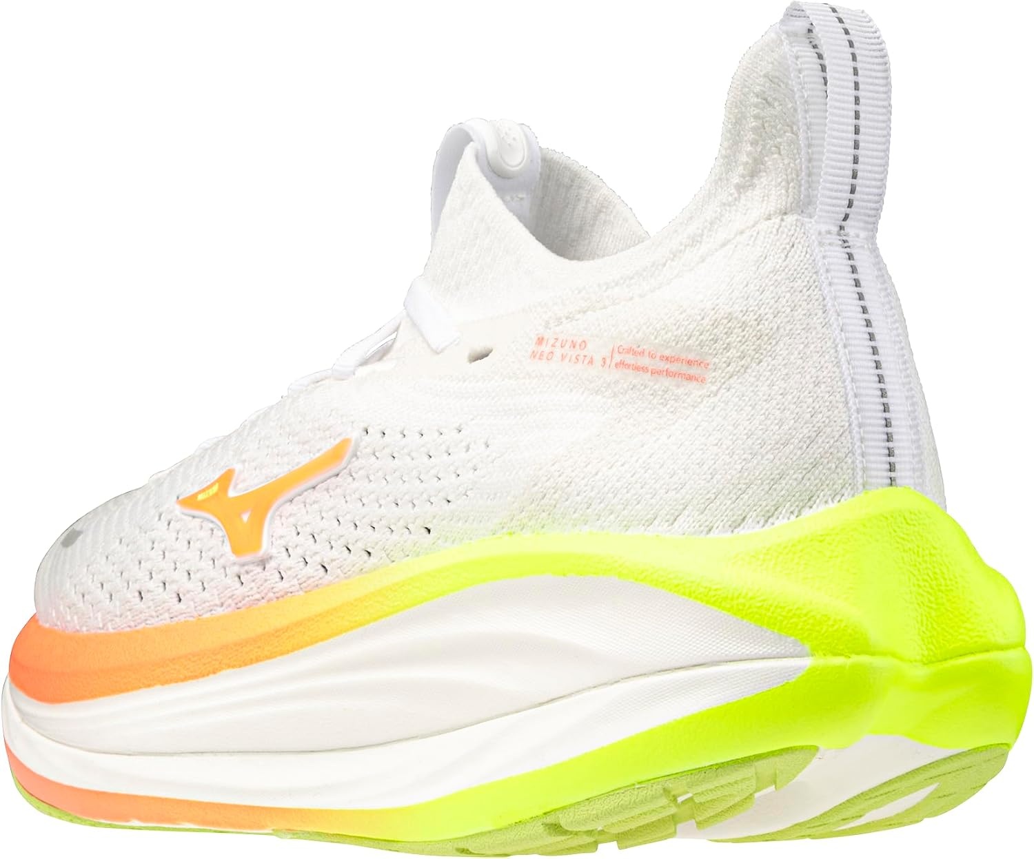 image:imageMizuno Womens Wave Neo Vista 3 Running Shoe WhiteFlamingo Coral US Womens 65Whiteflamingo Coral