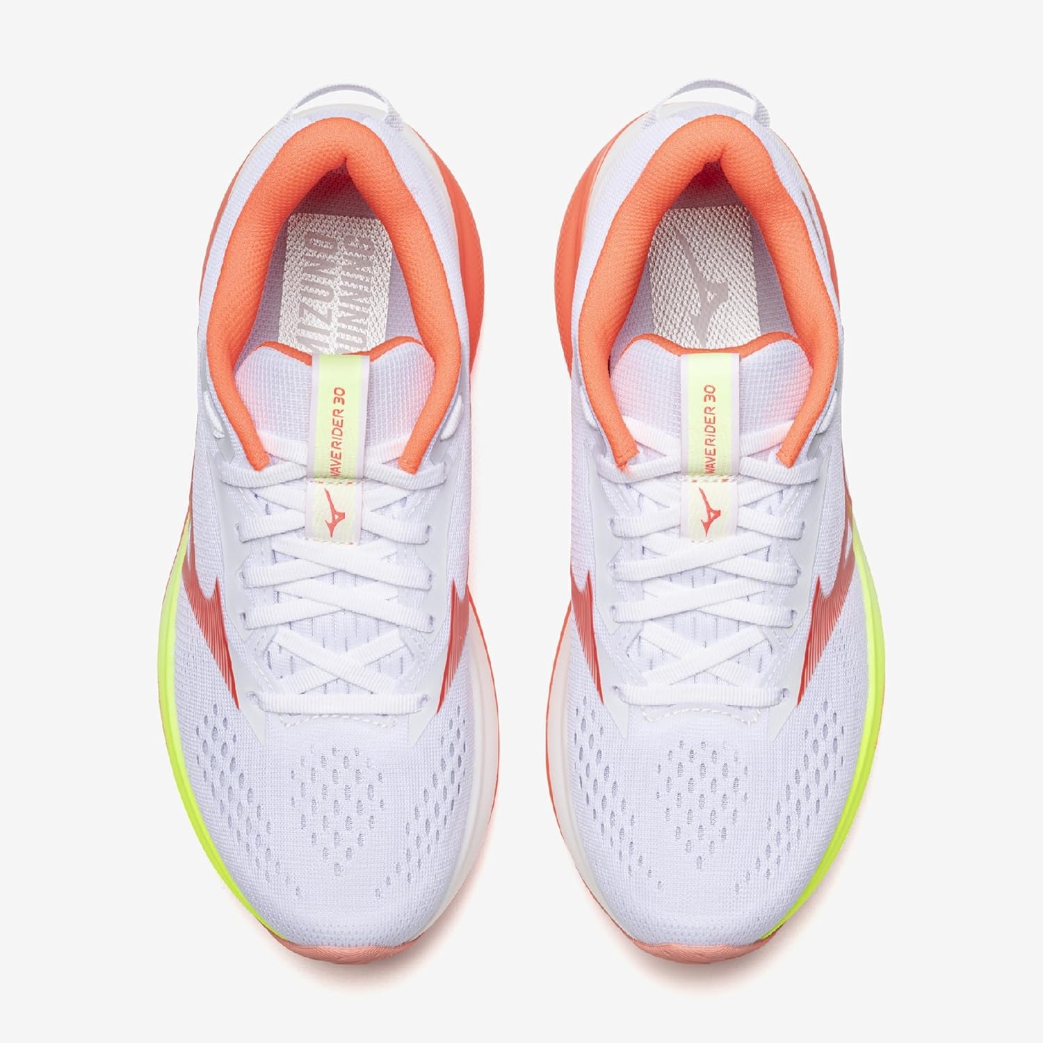 image:imageMizuno Womens Womens Wave Rider 30Whiteflamingo Coral
