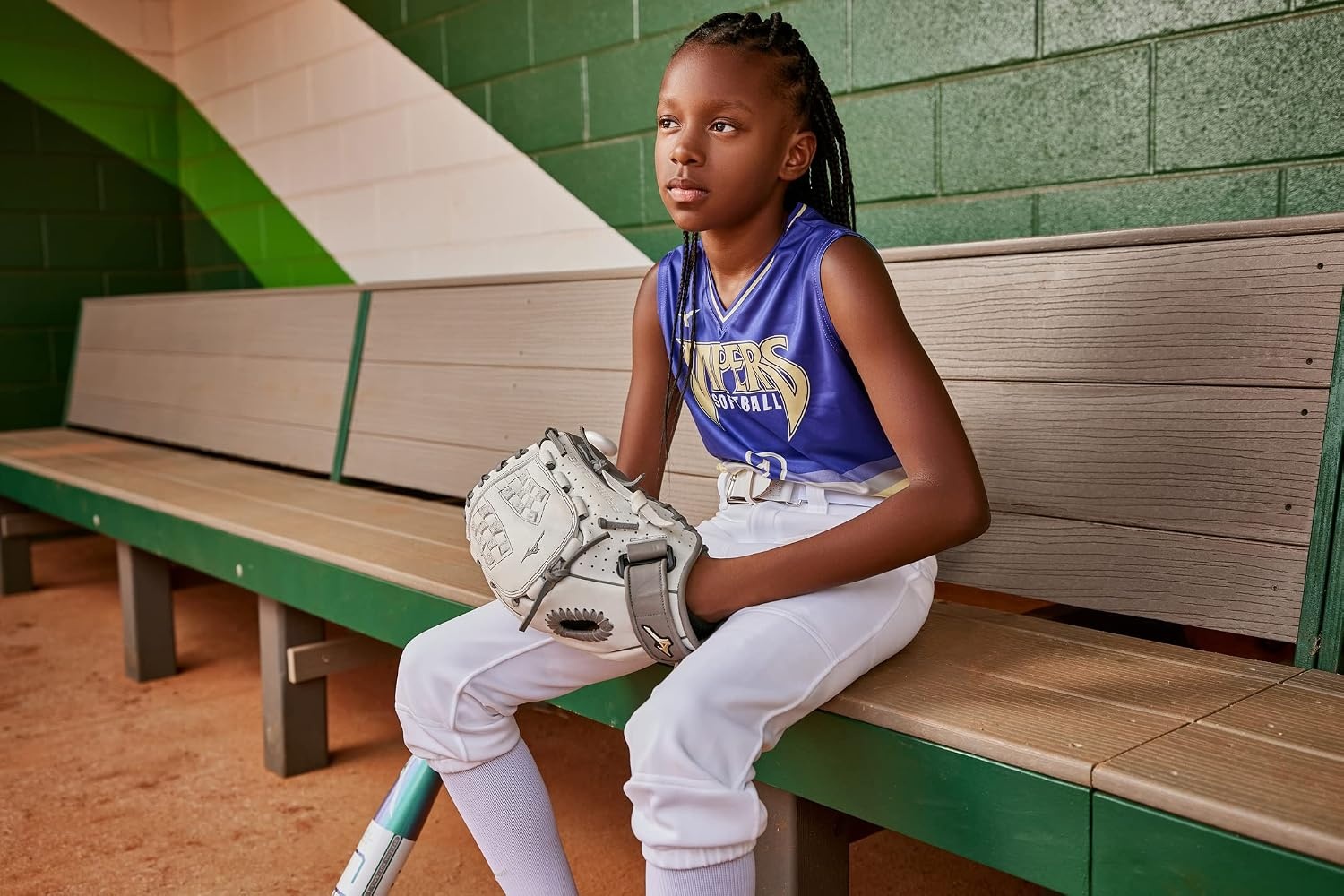 image:imageMizuno Youth Girls Prospect Softball PantGrey