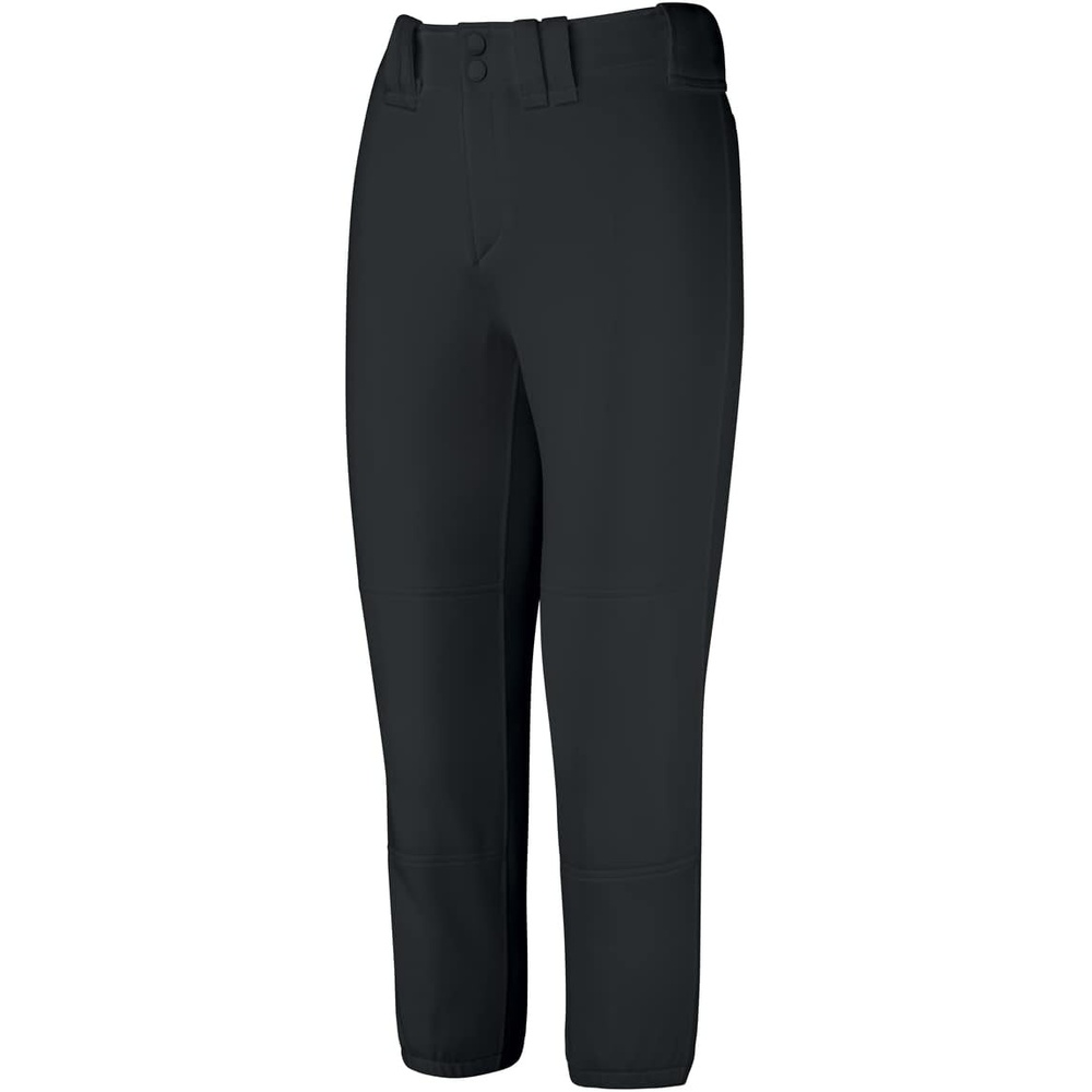 image:imageMizuno Adult Womens Belted Low Rise Fastpitch Softball PantBlack