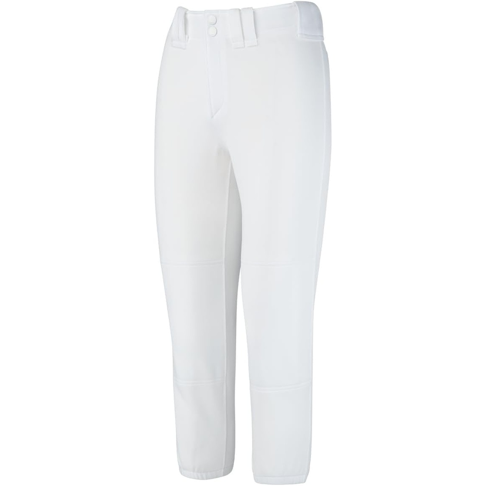 image:imageMizuno Adult Womens Belted Low Rise Fastpitch Softball PantWhite
